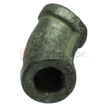 Codo Galvanizado Cifunsa de 10x45 Gris