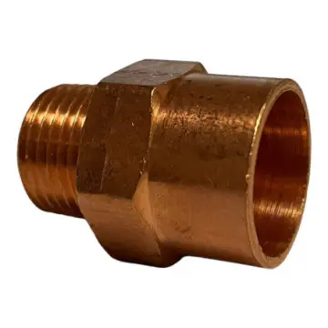 Cople Con Rosca Exterior Reducida Nacobre 19x13 Cobre