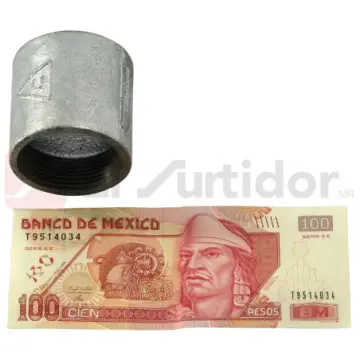 Cople Galvanizado Reforzado Cifunsa 38 Gris