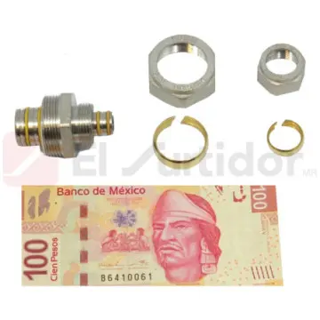 Cople Reducida de Gas 3/4(26)x3/8(16) Durman 9043079 Bronce