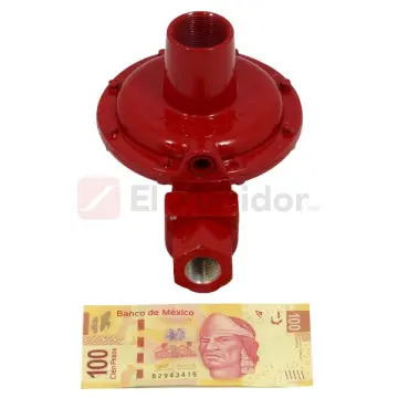 Regulador Cms International P13 Gas L.p. 13x25 Lobo Rojo