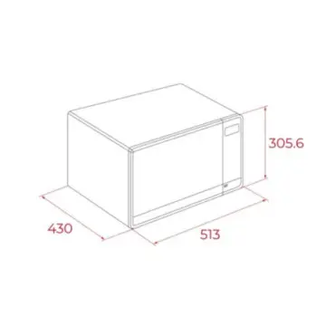 Horno de Microondas + Grill Teka Mwg 11x 40590830 Gris