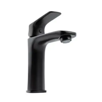 Monomando Urrea Lavabo Corto Cassia 9433lu.2 Negro Mate