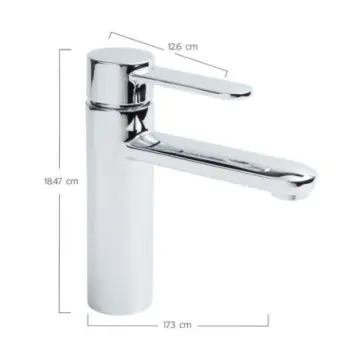 Monomando Urrea Para Lavabo Corto Neek 9433nk Cromo