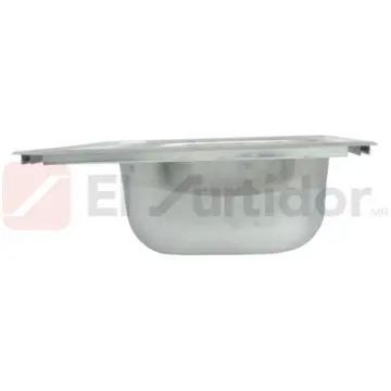 Tarja de Acero Inoxidable Para Empotrar Eb-técnica M-10 1T 38x38 Satinado