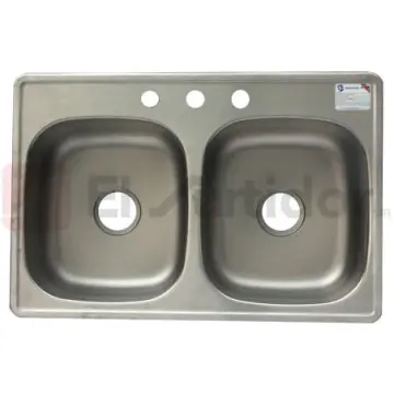 Tarja Doble Acero Inoxidable Eb-técnica C-110 C/t 84x56 Satin