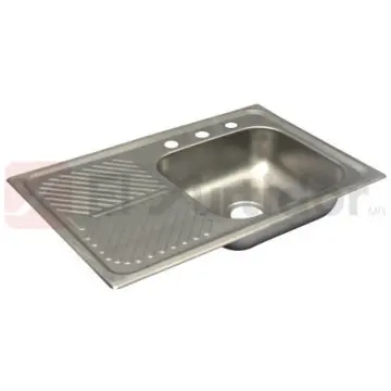 Tarja de Acero Inoxidable Para Empotrar Eb-técnica M-101 Satinado