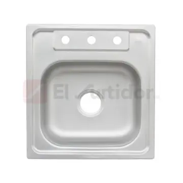 Tarja de Acero Inoxidable Teka 08501130 50x53 Cromo.