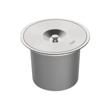 Basurero Redondo de Empotrar Tramontina 94518/000 8 Litros Acero Inoxidable
