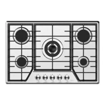 Parrilla Nuur de 5 Quemadores Para Gas Parga5ai Acero Inoxidable