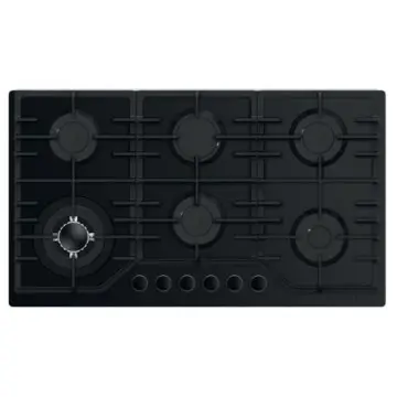 Parrilla Nuur de 6 Quemadores de 90 cm Parga6vtm-l Negro Mate