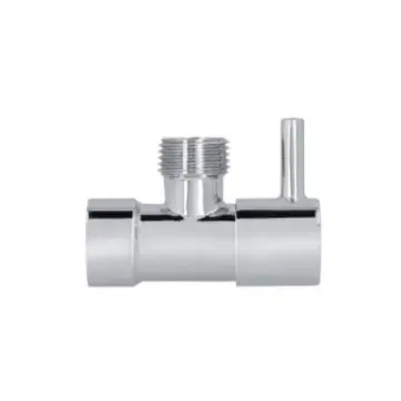 Llave de control angular Urrea Redonda 402 Roscable Cromo