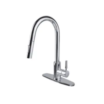 Monomando para fregadero con nariz retráctil con 2 funciones  Urrea 9498 Cromo