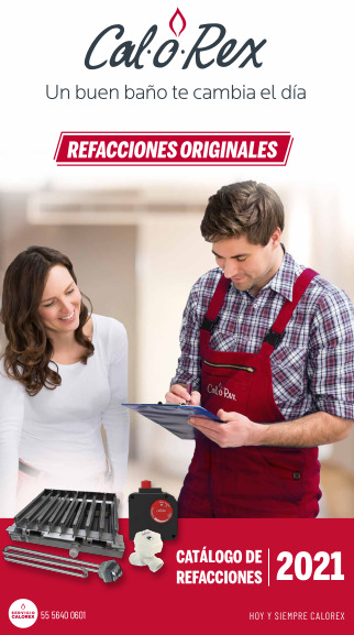 Catálogo Calorex 2021 Refacciones