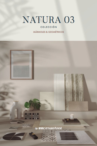 Catálogo Cesantoni 2023 Coleccion Natura 03 Mármoles y Geométricos