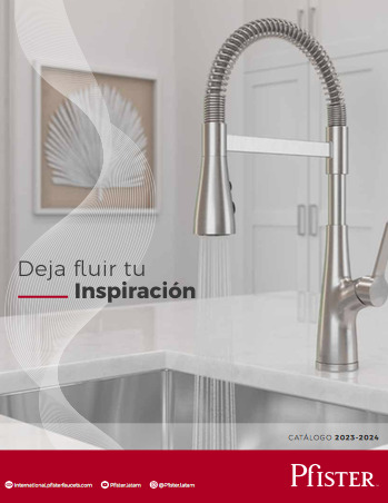 Catálogo Pfister 2023 Deja Fluir Tu Inspiración