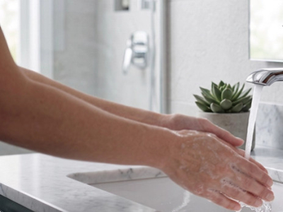 Monomando para lavabo Lia 100 CL de Urrea: control preciso y diseño moderno