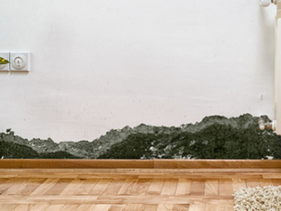 ¿Qué pasa con la pintura en lugares húmedos?