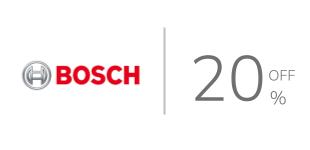 20% de descuento en productos de la marca Bosch