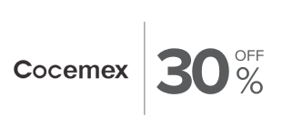 30%,  Descuento en productos de la marca Cocemex Dune.
