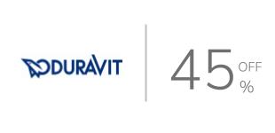 45% de descuento en productos de la marca Duravit.