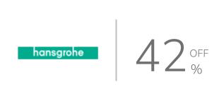 42% de descuento en productos de la marca Hansgrohe.