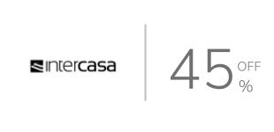 45% de descuento en productos seleccionados de la marca Intercasa.