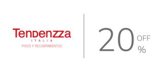 20% de descuento en productos de la marca Tendenzza