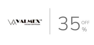35% de descuento en productos de la marca Valmex.